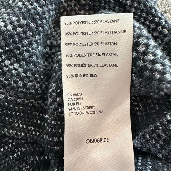 We the Free (Free People) black & gray knit turtleneck long sleeve top size M - Picture 8 of 11